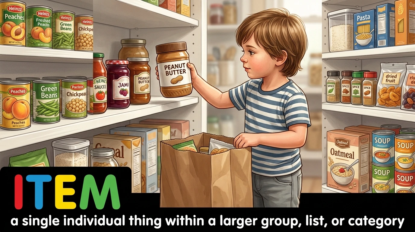 English Illustration for item